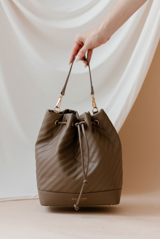 Sophia Bucket Bag - Taupe